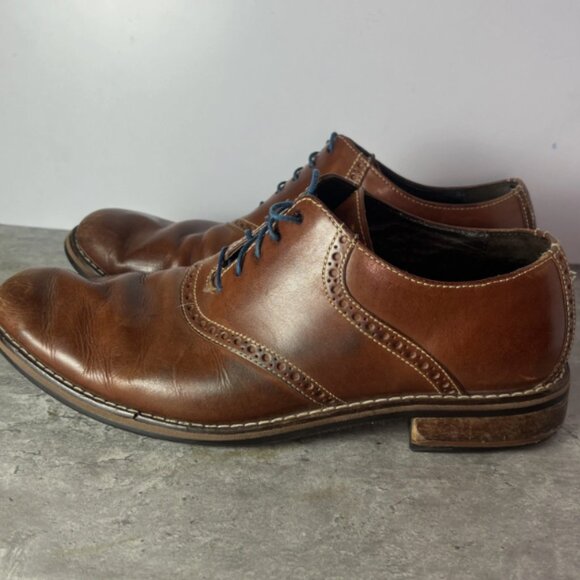 COLE HAAN Drake C10509 Men's Lace Up Oxford Dress Shoe Brown Size 11 - Picture 2 of 7